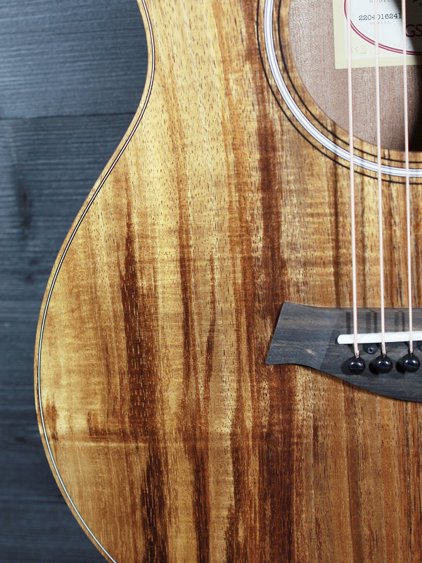 Taylor GS Mini-e Koa Acoustic-Electric Guitar – Exotic Hawaiian Koa Premium Travel Guitar