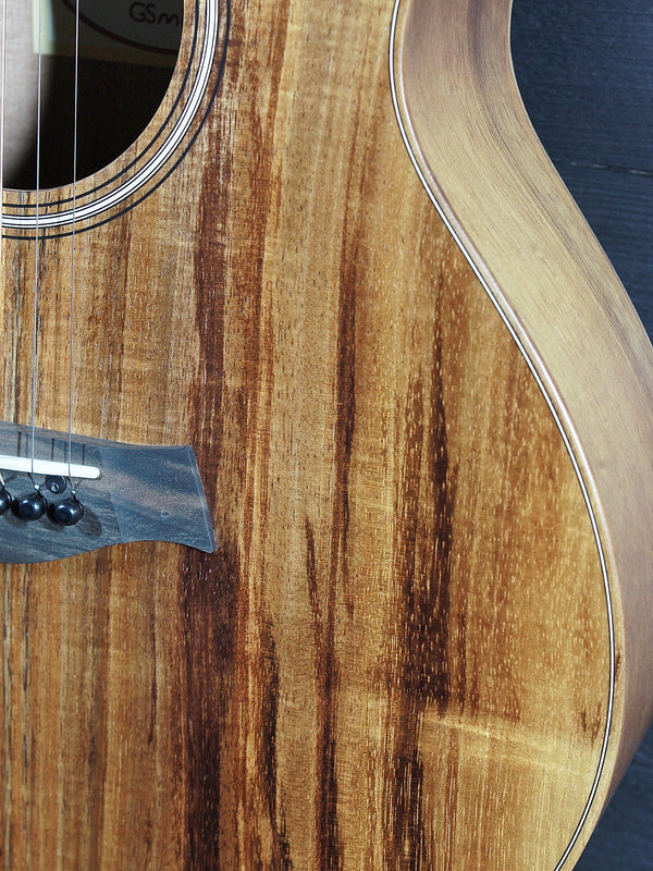 Taylor GS Mini-e Koa Acoustic-Electric Guitar – Exotic Hawaiian Koa Premium Travel Guitar