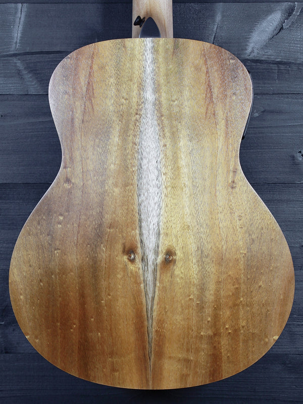 Taylor GS Mini-e Koa acoustic guitar full back view