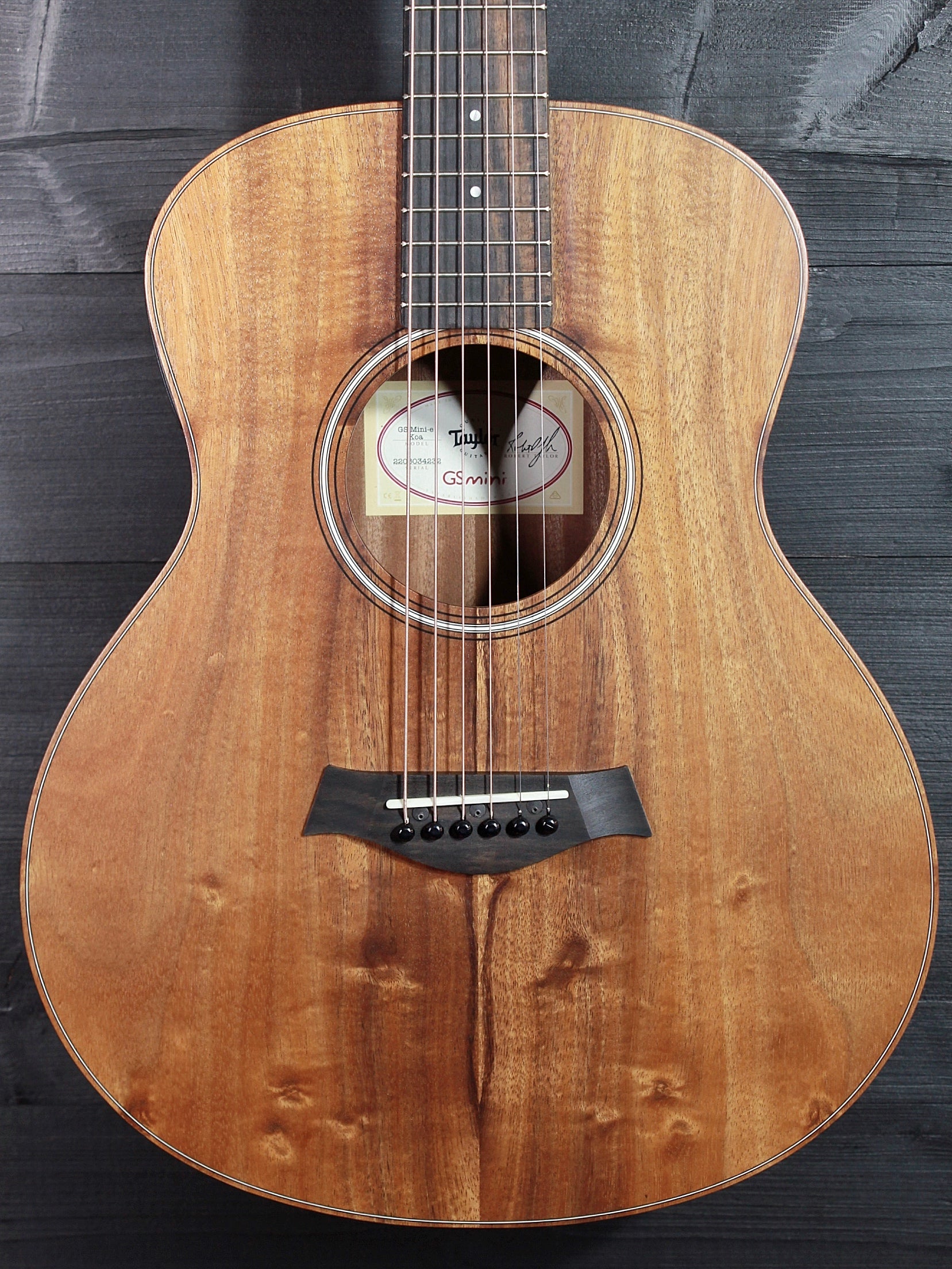 Taylor GS Mini E Koa - Acoustic-Electric Guitar – Tobias Music