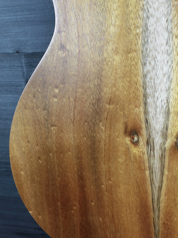 Taylor GS Mini-e Koa side profile showing body depth