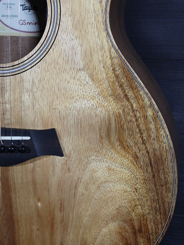 Taylor GS Mini-e Koa Acoustic-Electric Guitar – Exotic Hawaiian Koa Premium Travel Guitar