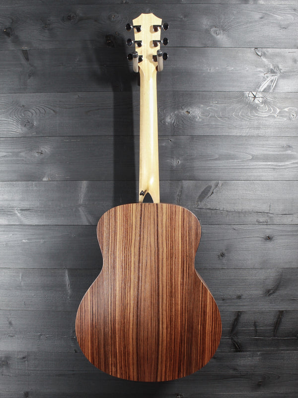 Taylor GS Mini-e SB acoustic-electric guitar with Sunburst finish Back full view