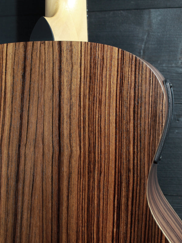 Taylor GS Mini-e SB acoustic-electric guitar with Sunburst finish Back upper bout rosewood