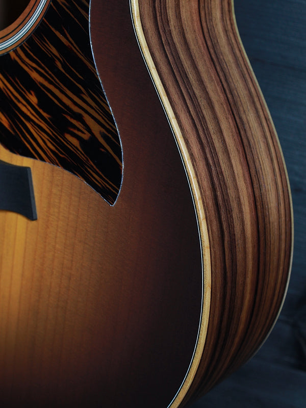 Taylor GS Mini-e SB acoustic-electric guitar with Sunburst finish Spruce top rosewood sides