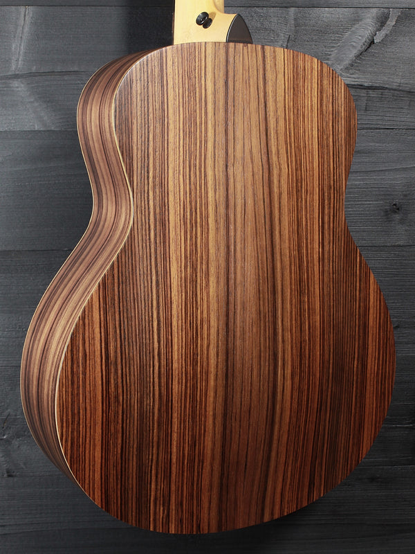 Taylor GS Mini-e SB acoustic-electric guitar with Sunburst finish rosewood back glamour shot