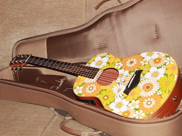 Taylor GS Mini-e Special Edition Floral Green deluxe softshell case
