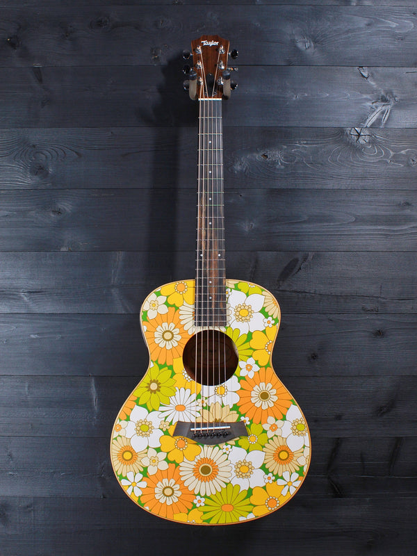 Taylor GS Mini-e Special Edition Floral Green Acoustic-Electric Guitar