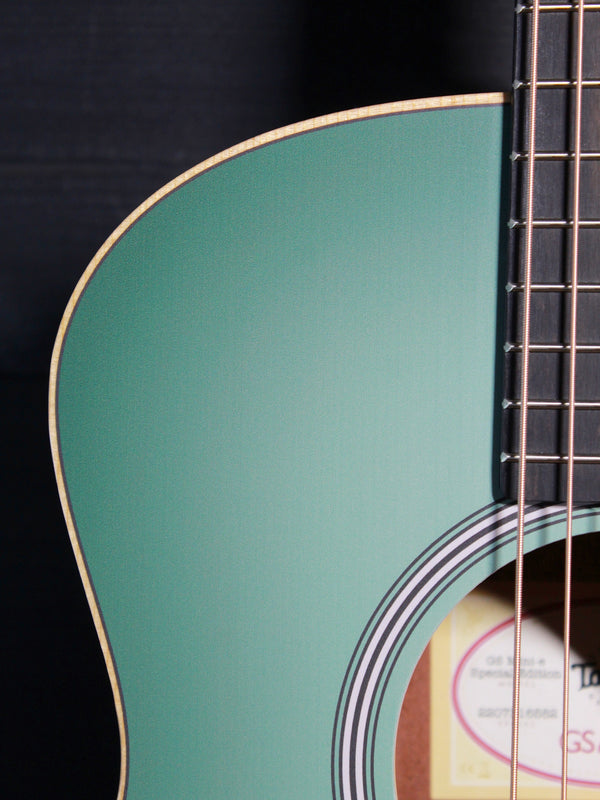 Taylor GS Mini-e Special Edition Vintage Teal Burst acoustic guitar top