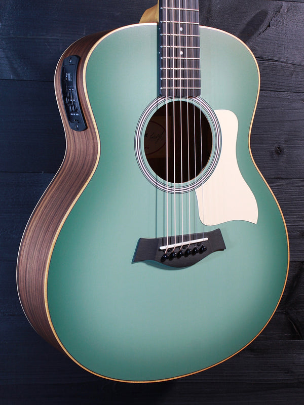 Taylor GS Mini-e Special Edition Vintage Teal Burst acoustic guitar front glamour shot