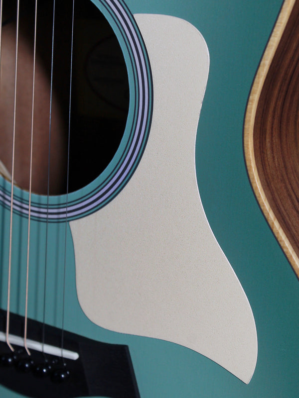 Taylor GS Mini-e Special Edition Vintage Teal Burst acoustic guitar white pickguard 