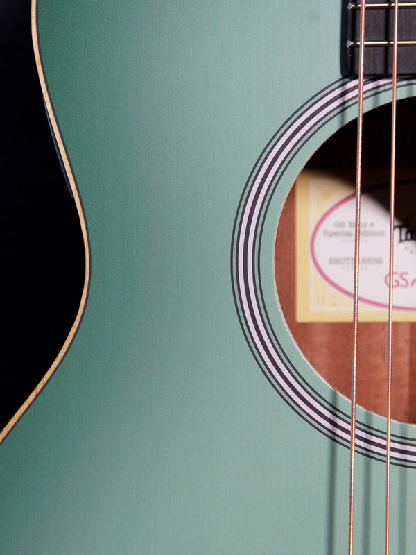 Taylor GS Mini-e Special Edition Vintage Teal Burst acoustic guitar rosette