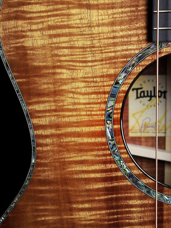 Taylor Custom Grand Auditorium Hand-Selected Premium Grade Koa Acoustic-Electric Guitar