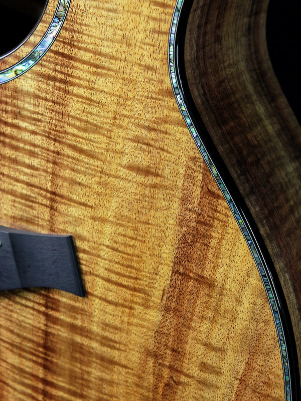 Taylor Custom Grand Auditorium Hand-Selected Premium Grade Koa Acoustic-Electric Guitar
