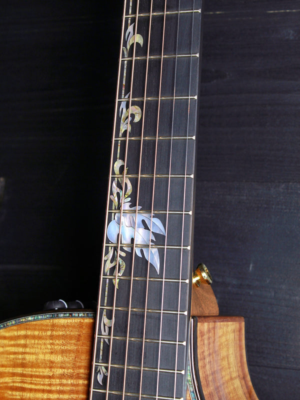 Taylor Custom Grand Auditorium Hand-Selected Premium Grade Koa Acoustic-Electric Guitar