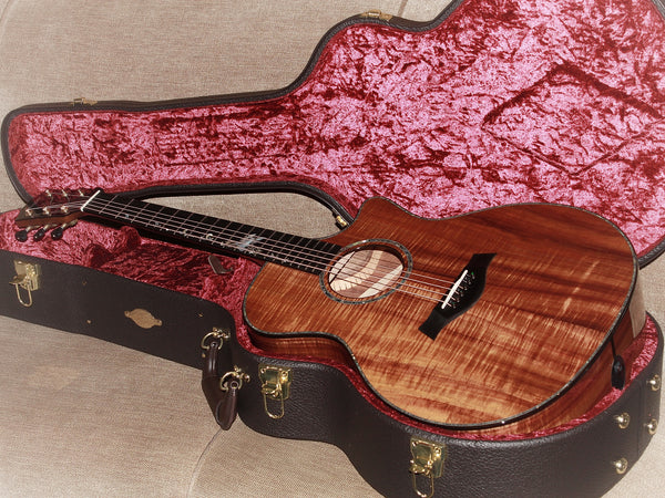Taylor Custom Grand Auditorium Hand-Selected Premium Grade Koa Acoustic-Electric Guitar