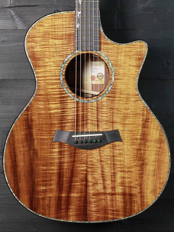 Taylor Custom Grand Auditorium Hand-Selected Premium Grade Koa Acoustic-Electric Guitar