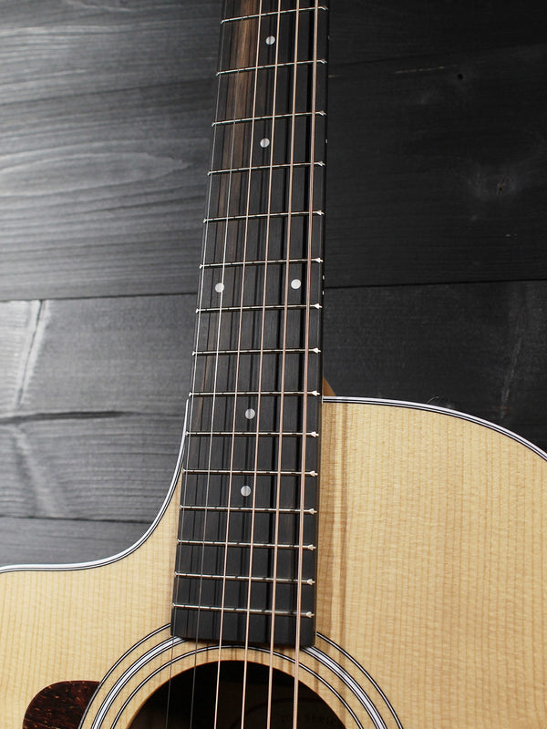 Taylor 212ce Left-Handed Walnut Grand Concert Acoustic-Electric Guitar - Natural