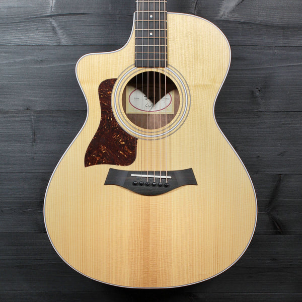 Taylor 212ce Left-Handed Walnut Grand Concert Acoustic-Electric Guitar - Natural