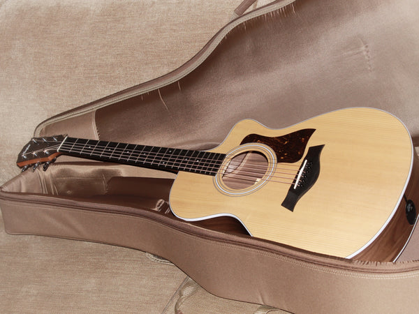 Taylor 212ce Walnut Grand Concert Acoustic-Electric Guitar - Natural Demo Model