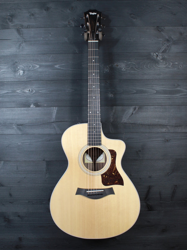 Taylor 212ce Walnut Grand Concert Acoustic-Electric Guitar - Natural Demo Model