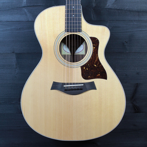 Taylor 212ce Walnut Grand Concert Acoustic-Electric Guitar - Natural Demo Model
