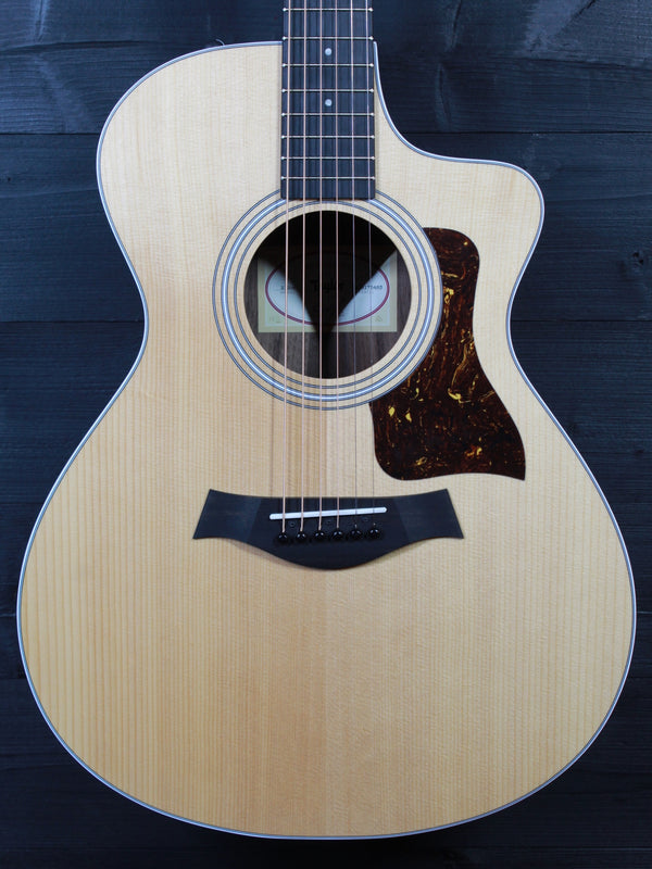 Taylor 212ce Walnut Grand Concert Acoustic-Electric Guitar - Natural Demo Model