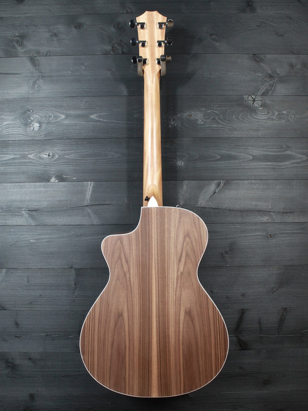 Taylor 212ce Walnut Grand Concert Acoustic-Electric Guitar - Natural Demo Model