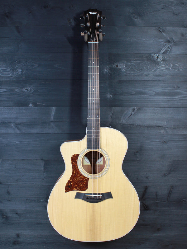 Taylor 214ce-K Left Handed Koa - Demo Model - Grand Auditorium Guitar