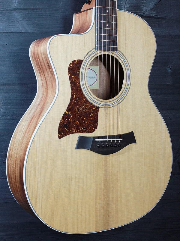 Taylor 214ce-K Left Handed Koa - Demo Model - Grand Auditorium Guitar