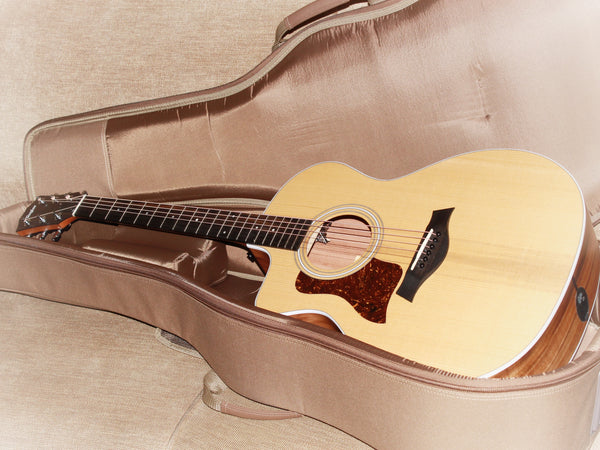 Taylor 214ce-K Left Handed Koa - Demo Model - Grand Auditorium Guitar