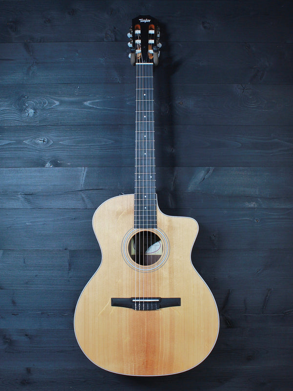 Taylor 214ce-N - Nylon String Walnut Grand Auditorium Acoustic / Electric Guitar