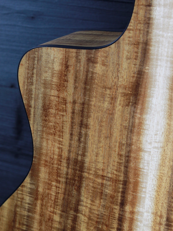 Taylor Custom 224ce K-DLX - Koa Deluxe Natural Matte Finish Acoustic-Electric Guitar
