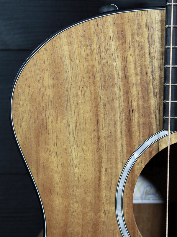 Taylor Custom 224ce K-DLX - Koa Deluxe Natural Matte Finish Acoustic-Electric Guitar
