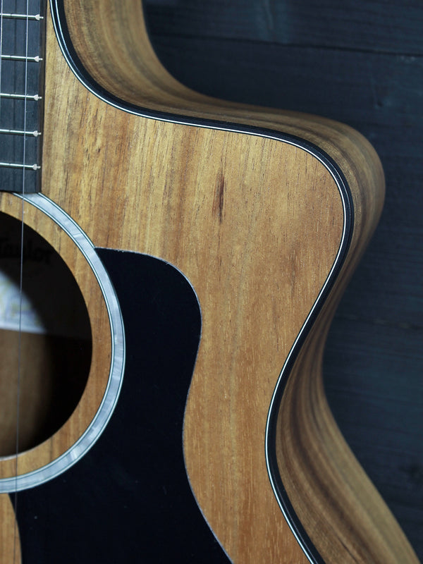 Taylor Custom 224ce K-DLX - Koa Deluxe Natural Matte Finish Acoustic-Electric Guitar