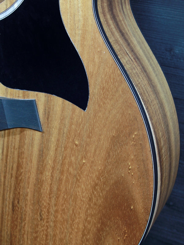 Taylor Custom 224ce K-DLX - Koa Deluxe Natural Matte Finish Acoustic-Electric Guitar
