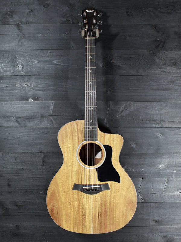 Taylor Custom 224ce K-DLX - Koa Deluxe Natural Matte Finish Acoustic-Electric Guitar