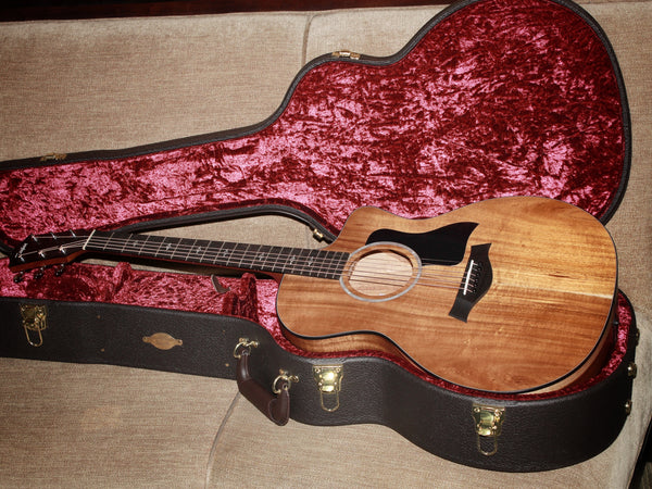 Taylor Custom 224ce K-DLX - Koa Deluxe Natural Matte Finish Acoustic-Electric Guitar