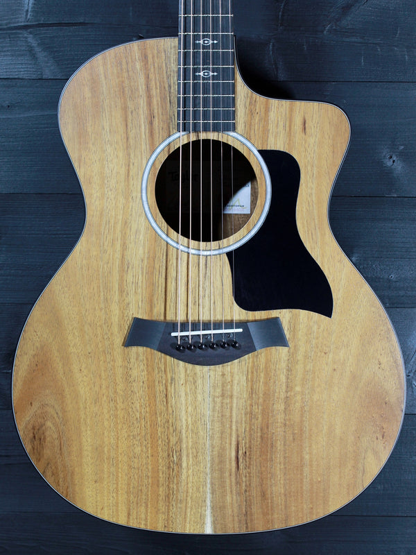 Taylor Custom 224ce K-DLX - Koa Deluxe Natural Matte Finish Acoustic-Electric Guitar