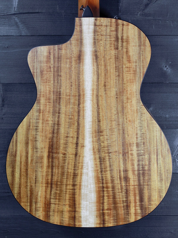 Taylor Custom 224ce K-DLX - Koa Deluxe Natural Matte Finish Acoustic-Electric Guitar