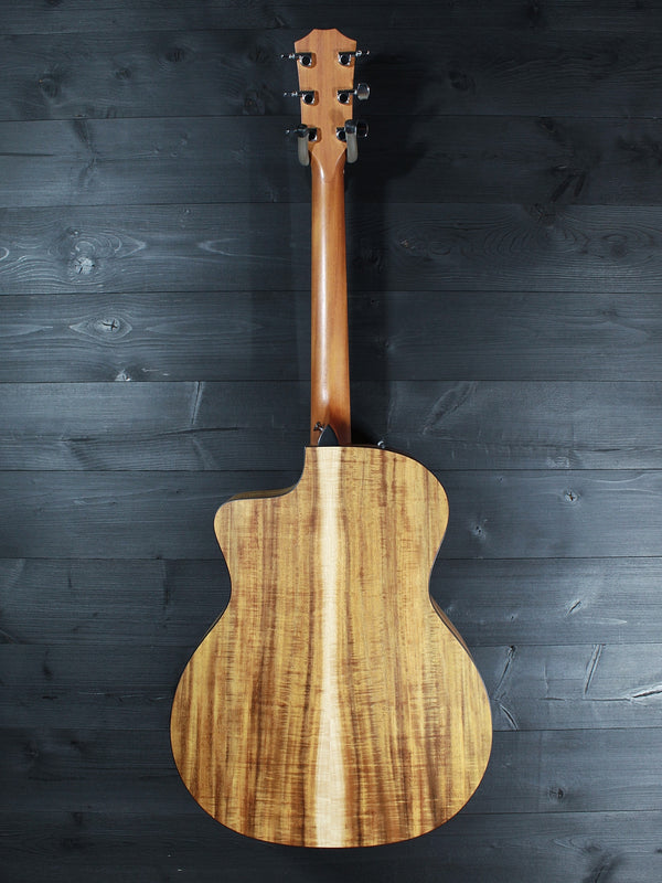 Taylor Custom 224ce K-DLX - Koa Deluxe Natural Matte Finish Acoustic-Electric Guitar