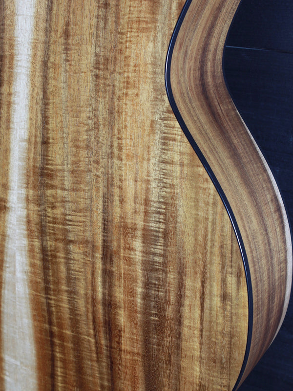 Taylor Custom 224ce K-DLX - Koa Deluxe Natural Matte Finish Acoustic-Electric Guitar