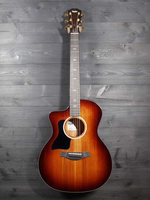Taylor 224ce K-DLX Left-Handed Koa Deluxe Grand Auditorium Acoustic-Electric Guitar