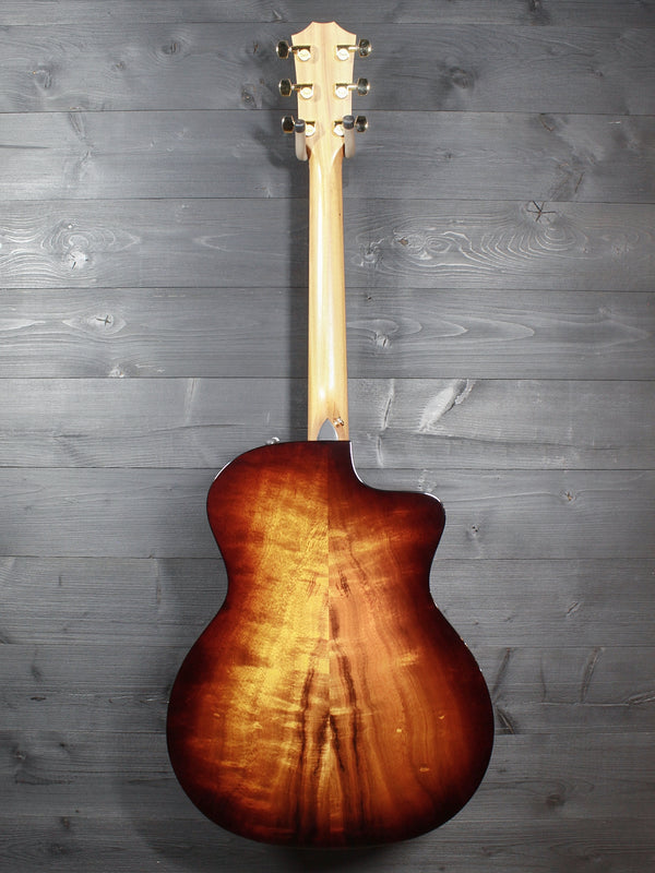 Taylor 224ce K-DLX Left-Handed Koa Deluxe Grand Auditorium Acoustic-Electric Guitar