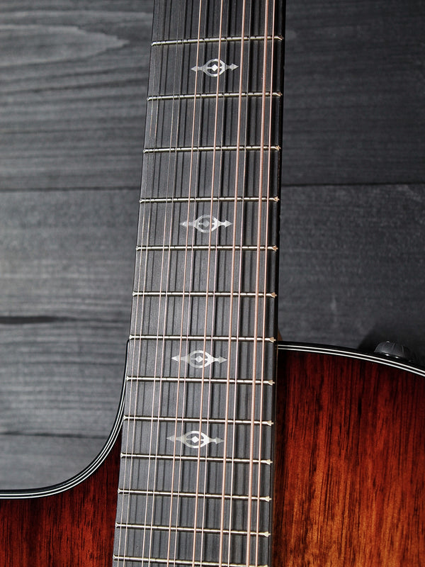 Taylor 264ce-K DLX Left-Handed Koa 12-String / Grand Auditorium Acoustic-Electric Guitar