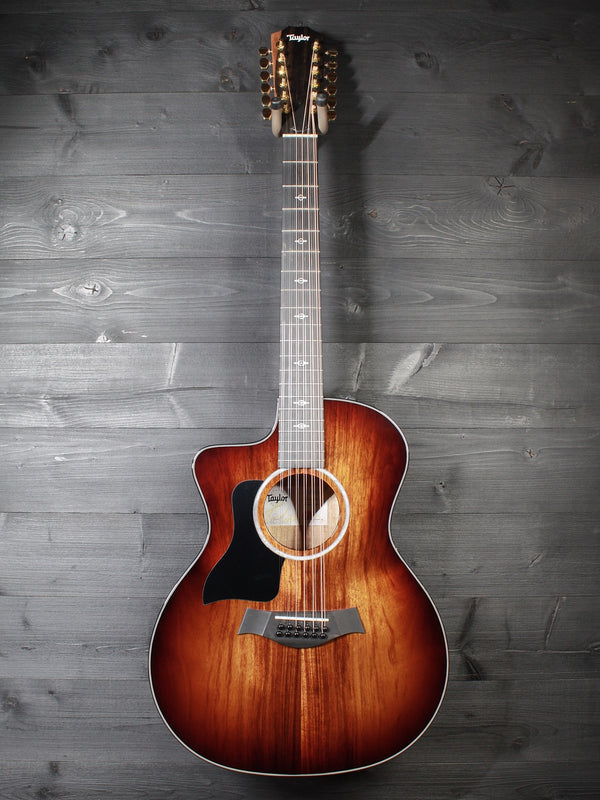 Taylor 264ce-K DLX Left-Handed Koa 12-String / Grand Auditorium Acoustic-Electric Guitar