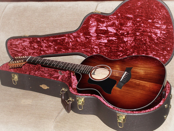 Taylor 264ce-K DLX Left-Handed Koa 12-String / Grand Auditorium Acoustic-Electric Guitar