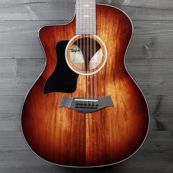 Taylor 264ce-K DLX Left-Handed Koa 12-String / Grand Auditorium Acoustic-Electric Guitar
