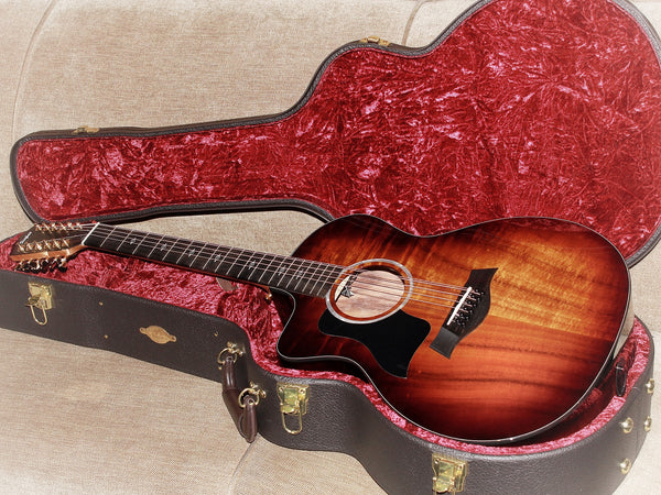 Taylor 264ce-K DLX Left-Handed Koa 12-String / Grand Auditorium Acoustic-Electric Guitar