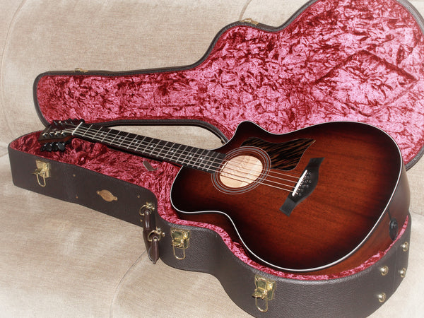 Taylor 324ce Baritone-8 LTD Mahogany 8-String Acoustic-Electric Guitar